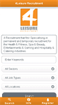 Mobile Screenshot of 4leisurerecruitment.co.uk